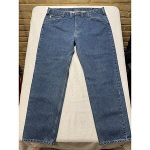 Carhartt 44x32 Men's Jeans B480-DVB Traditional Fit Men's Work Jeans Carhartt